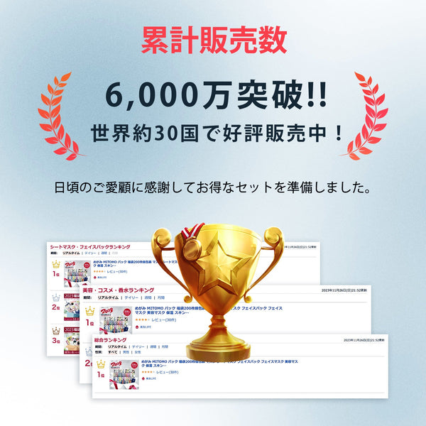 大容量B-type 1個 【9種類から選べる!自由に組み合わせ】 MITOMO公式 35枚入り/ 36枚入り 大容量シートマスク 日本製品質で肌にやさしい