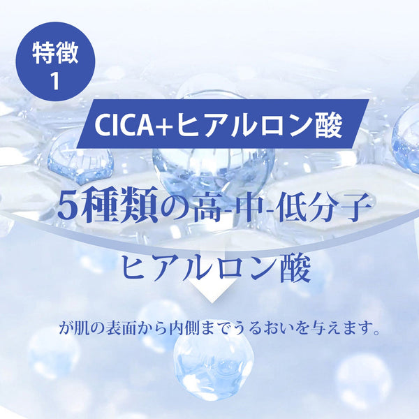 <日本製>潤いと保護を肌に、ヒアルロン酸シカⅡ化粧水【CCSA00002-B-500】