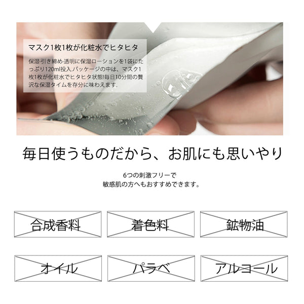 <日本製>ミトモ アルガンオイルピュアケアフェイシャルエッセンスマスク36枚 - 贅沢なケアでしっとり潤い肌を手に入れよう【MTSA00101-E-0】