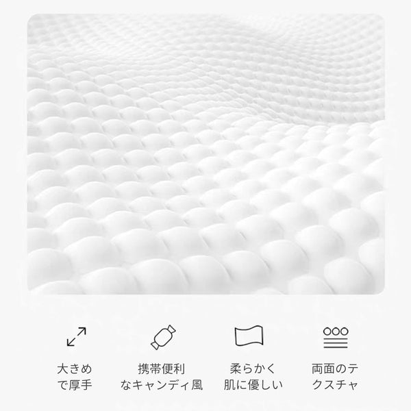 超吸水!圧縮キャンディーフェイスタオル(7枚入/7 EA) - 衛生的で便利な使い捨てタオル【MTHA00003-01-001x007】