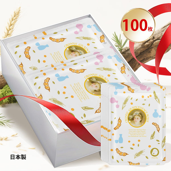 <日本製>美友女神 クロナス エッセンスマスク 303 x100枚セット - 潤いと美しさを叶えるスキンケアパック【MGSS00303-H-025x010】