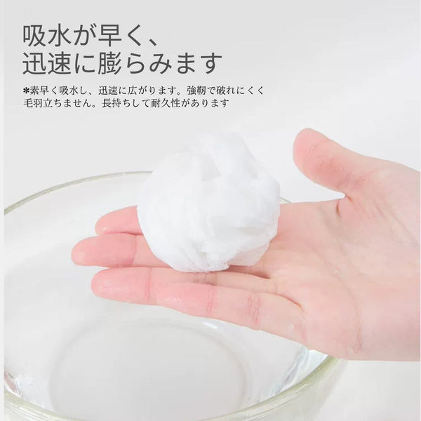 バス&キャンディーフェイスタオルコンボセット（4枚入）：圧縮バスタオル（1枚）+圧縮キャンディーフェイスタオル（3枚）【MTHA00005-01-001x004】