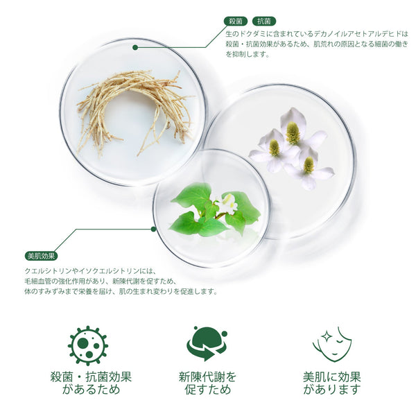 MITOMO <日本製>美肌力を引き出す！ドクダミ 5種ペプチドセラム - 肌荒れに悩む女性におすすめ/ミトモパック/【TMDD00001-03-050】
