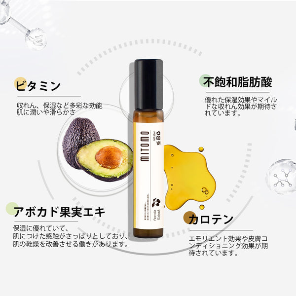 MITOMO 日本製アボカドエキススキンケア 潤い 保湿 フアンペアボトル10mlエキス【EXSA00001-19-010】