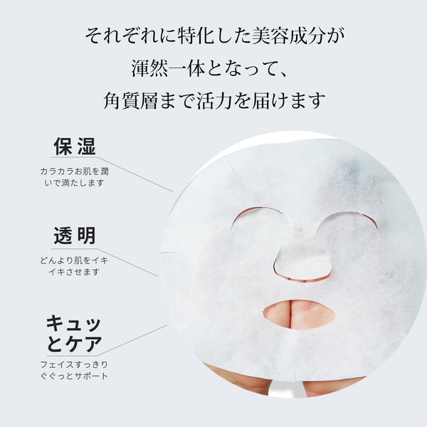 MITOMO <日本製>ミトモ 肌SPA 505 collagen コラーゲン 保湿  美肌 モイスチャー フェイスマスク 人気/ミトモパック/【HSSA00505-C-1x003】