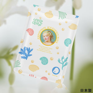 MITOMO<日本製＞美友女神 アンフィライト エッセンスマスク 303/1枚入りx10個1セット/スキンケア 潤いマスクパック - 海の恵みで輝く肌へ！女性向けエッセンスマスク10枚セット【MGSS00303-D-025】