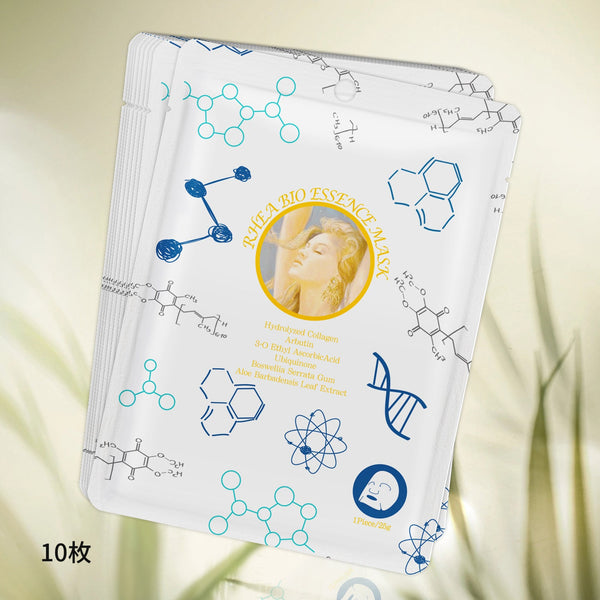 MITOMO <日本製>ミトモ めがみ303 Hydrolyzed Collagen コラーゲン レアバイオエッセンスマスク 常備用 ハリ 弾力 フェイスパック レア メガミ/1枚入りx10個/ミトモパック/【MGSS00303-F-025】