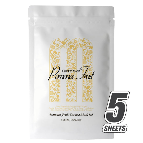 MITOMO <日本製>ミトモ めがみ505 Avocado アボカド ポモナフルーツエッセンスマスク 果物のメガミ 高保湿 フェイスパック ポモナ メガミ（5枚入り）/ミトモパック/【MGSA00505-A-075】