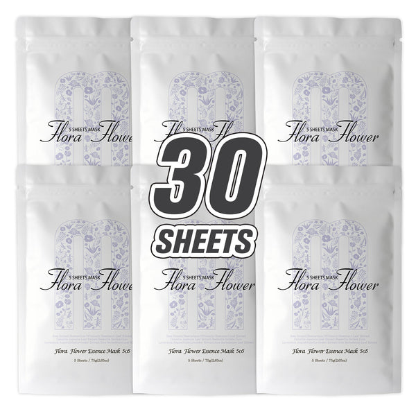 MITOMO <日本製>ミトモ めがみ505 Rose ローズ フラワーフラワーエッセンスマスク お花のメガミ 肌の柔軟化 フェイスパック フローラ メガミ（5枚入り）/ミトモパック/【MGSA00505-B-075】