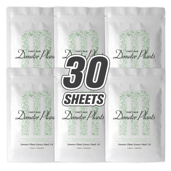 MITOMO <日本製> ミトモ めがみ505 Aloe Barbadensis アロエベラ デメテルプランツエッセンスマスク メガミ 乾燥対策 フェイスパック デメテル メガミ（5枚入り）/ミトモパック/【MGSA00505-C-075】