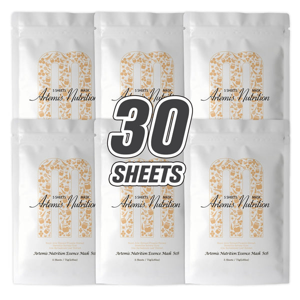 MITOMO <日本製>ミトモ めがみ505 Royal Jelly ローヤルゼリー アルテミスニュートリションエッセンスマスク メガミ 潤いキープ フェイスパック アルテミス メガミ（5枚入り）/ミトモパック/【MGSA00505-E-075】