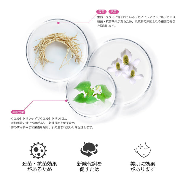 MITOMO <日本製> 美肌力をサポート！ドクダミ美容液セラム - 日本製の贅沢スキンケア/ミトモパック/【TMDD00001-04-050】