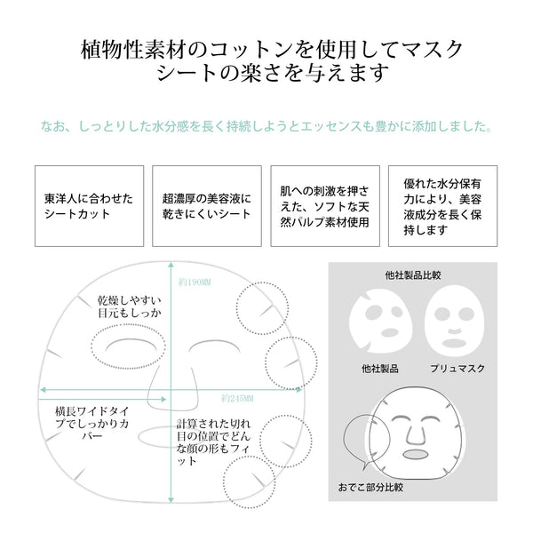 贅沢な自分時間-美肌フェイスマスク16枚入り- 毎日のスキンケアをさらに充実させる高濃度保湿成分で肌荒れ改善。天然アロエベラ抽出物配合で肌を柔らかく保湿率アップ/ミトモパック/【TKMT00562-04-016】