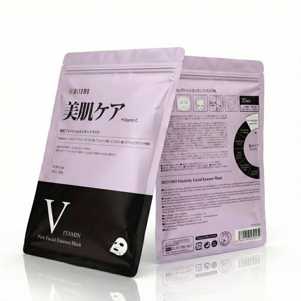 MITOMO <日本製>  ミトモ MT505E Vitamin C ビタミンC 美肌ケア 35枚 お徳用 ビハダケア フェイスパック お得/ミトモパック/【MTSA00505-E-5】